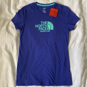 The North Face Whistler cobalt organic cotton t shirt NWT